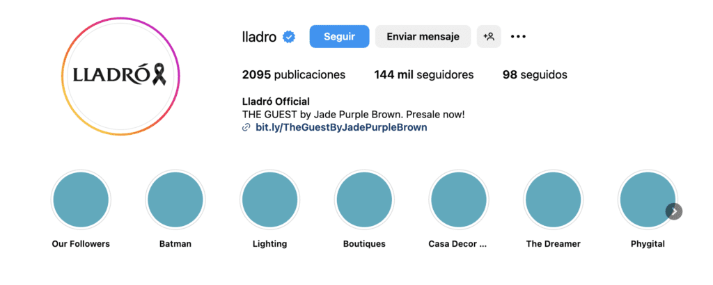 Gestión de redes sociales para ecommerce de esculturas