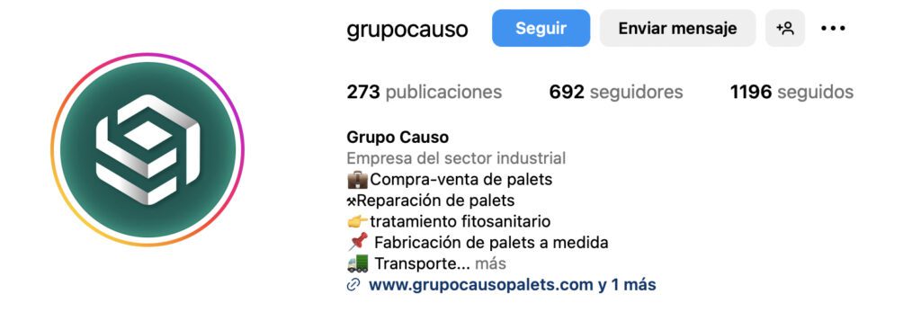 Gestión de redes sociales para ecommerce de embalajes industriales