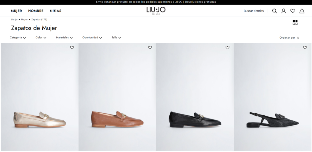 Optimización Web, UX/UI y CRO para ecommerce de zapatos de vestir para mujer