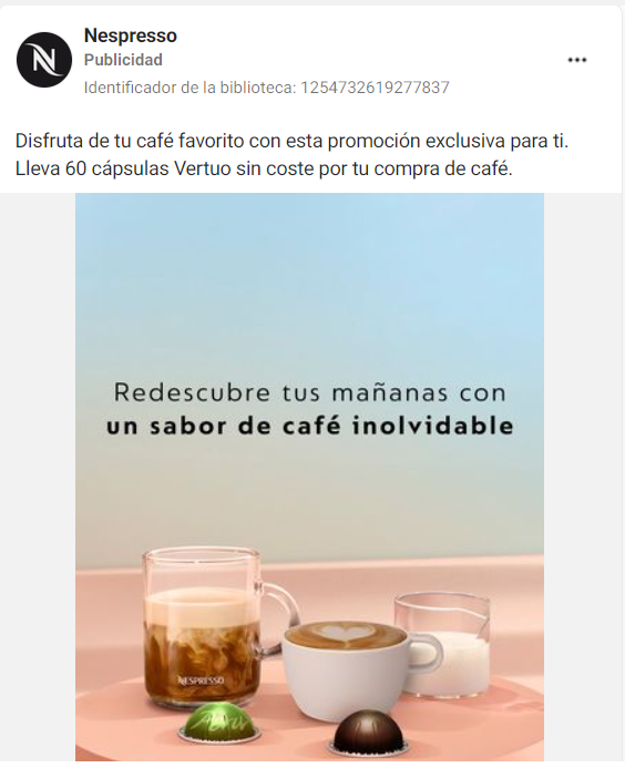 Social Ads para ecommerce de café de especialidad