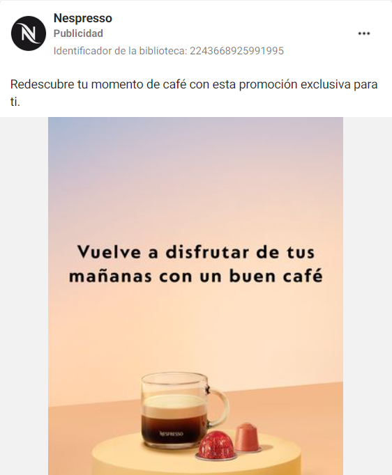 Social Ads para ecommerce de café de especialidad