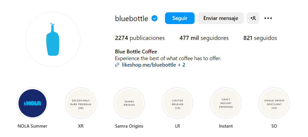 Gestión de redes sociales para ecommerce de café de especialidad