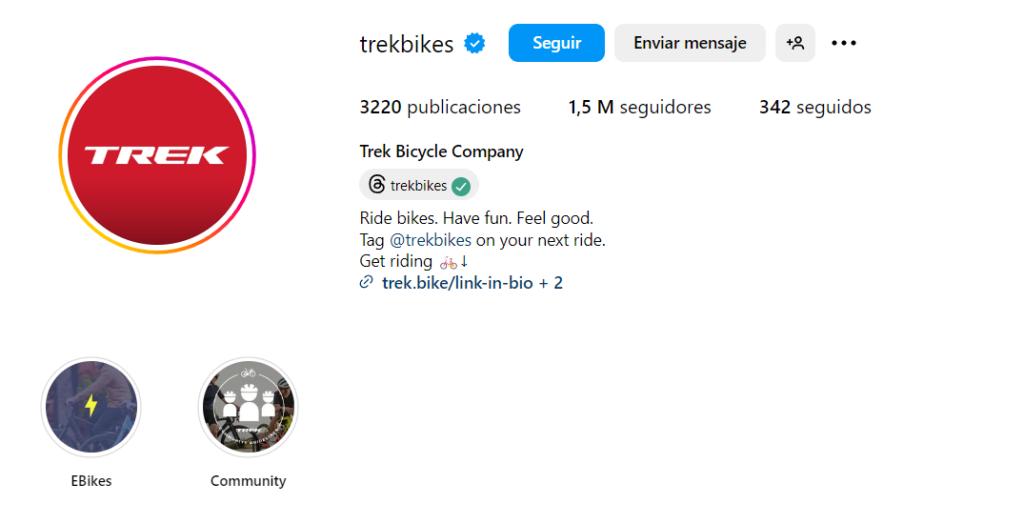 Gestión de redes sociales para ecommerce de bicicletas de lujo personalizadas