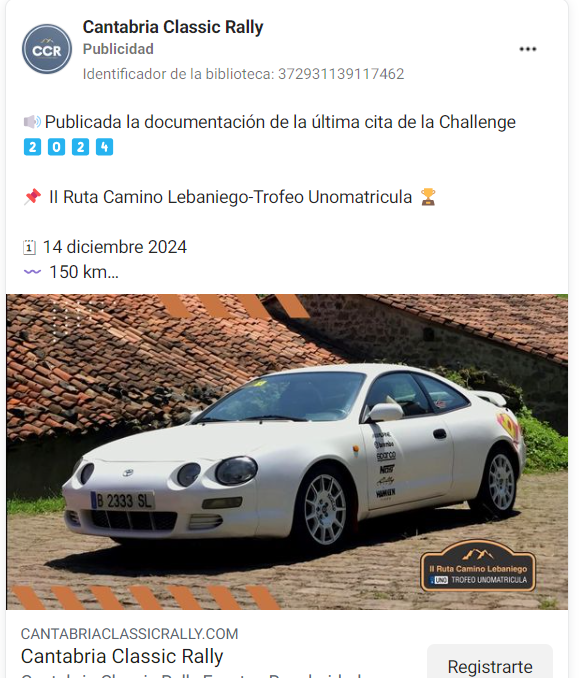 Social Ads para ecommerce de coches clásicos de lujo restaurados