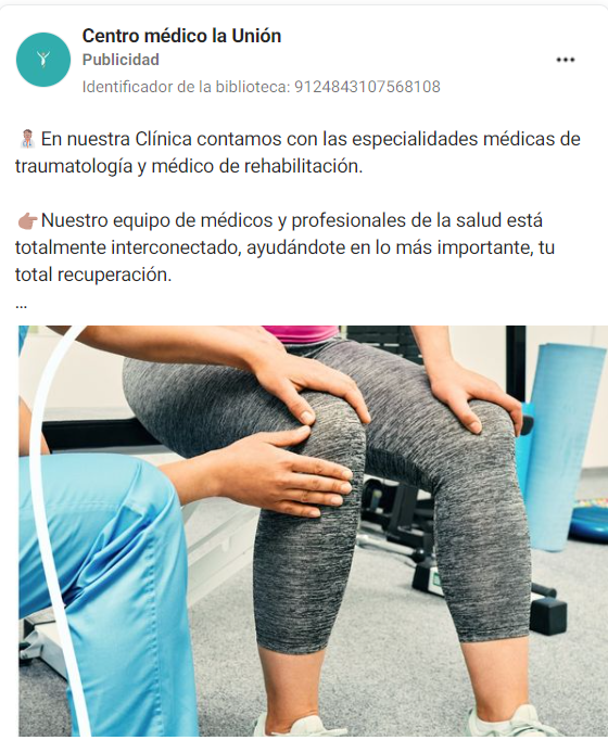 Social Ads para ecommerce de equipos médicos para hospitales