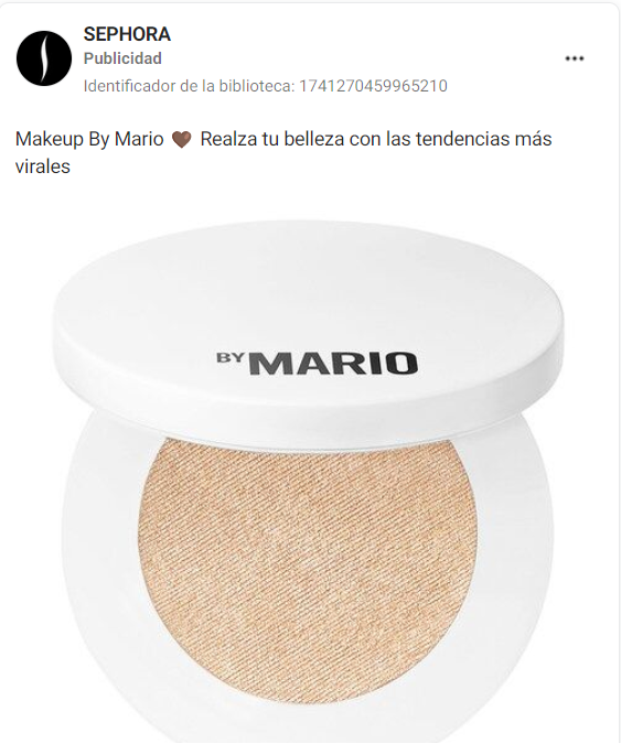 Social Ads para ecommerce de maquillaje