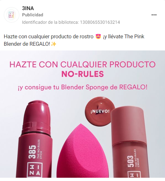 Social Ads para ecommerce de maquillaje