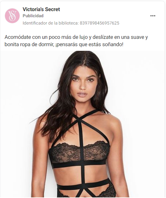 Social Ads para ecommerce de ropa interior de mujer