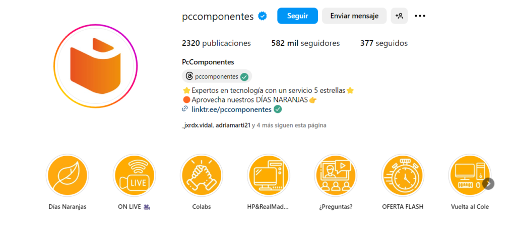 Gestion de RRSS para para ecommerce de electrónica