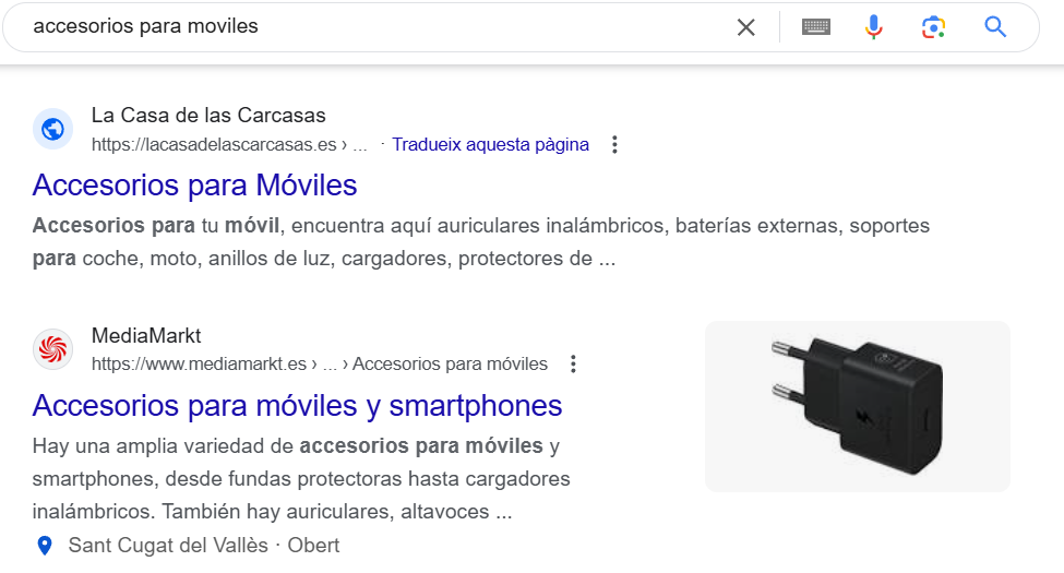 
SEO para Ecommerce de Accesorios para Móviles