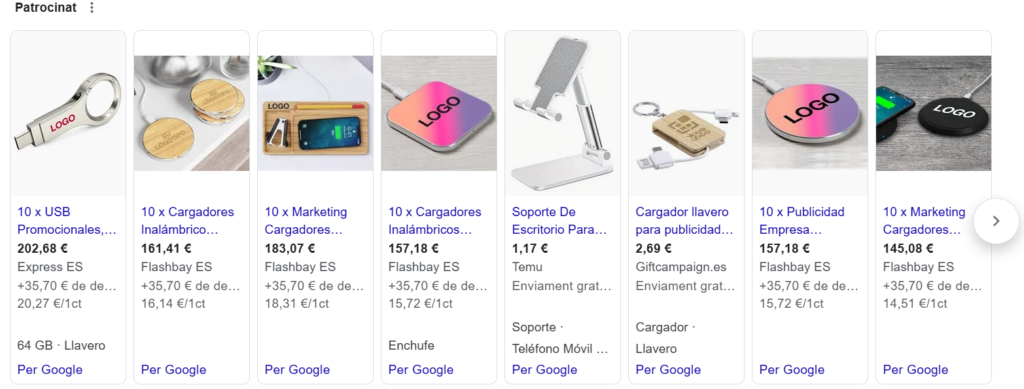 Google Ads para Ecommerce de Accesorios para Móviles