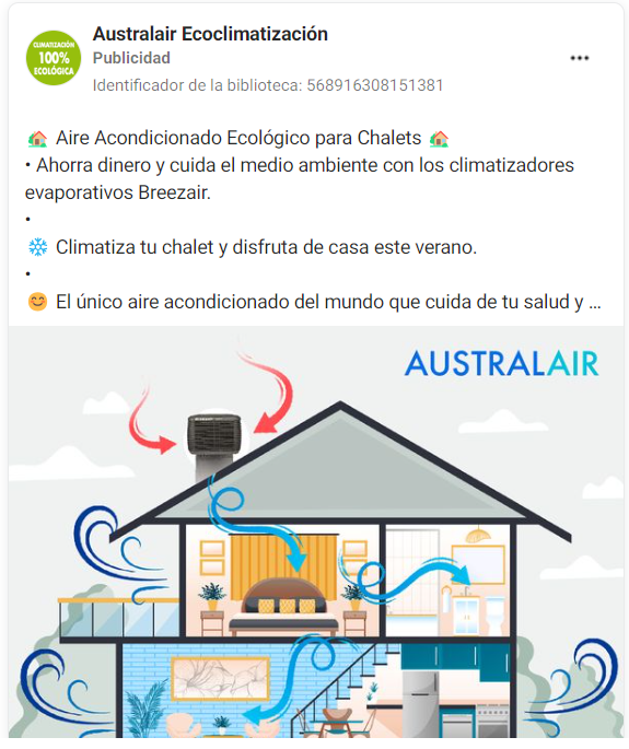 Social Ads para ecommerce de equipos de climatización