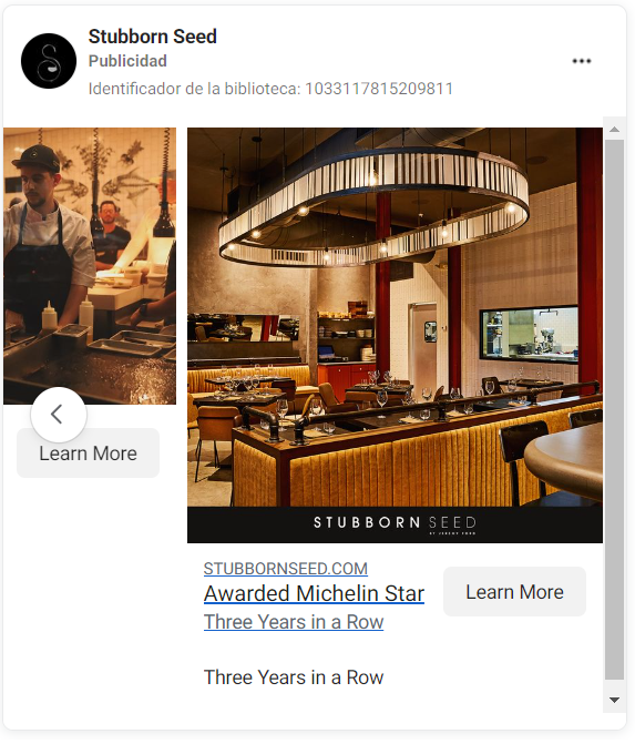 Social Ads para ecommerce de experiencias gastronómicas de lujo