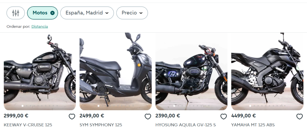 Venta de marketplace de concesionarios de coches y motos 