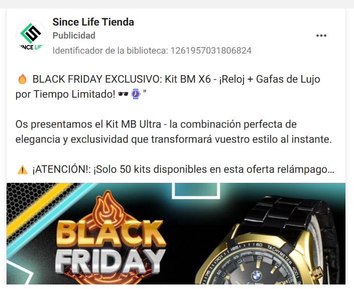 Social Ads de Ecommerce de Lujo