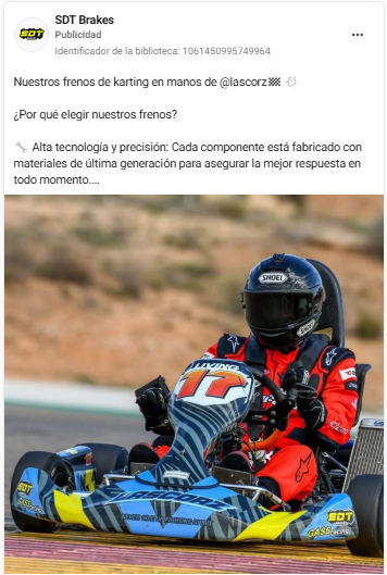 Social Ads de kartings