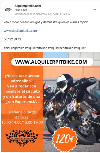 Social Ads de kartings