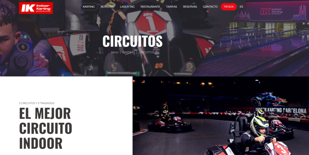 Optimización Web, UX/UI y CRO de Kartings