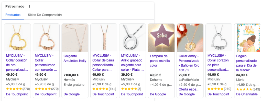 Google Ads para el Día de la Madre