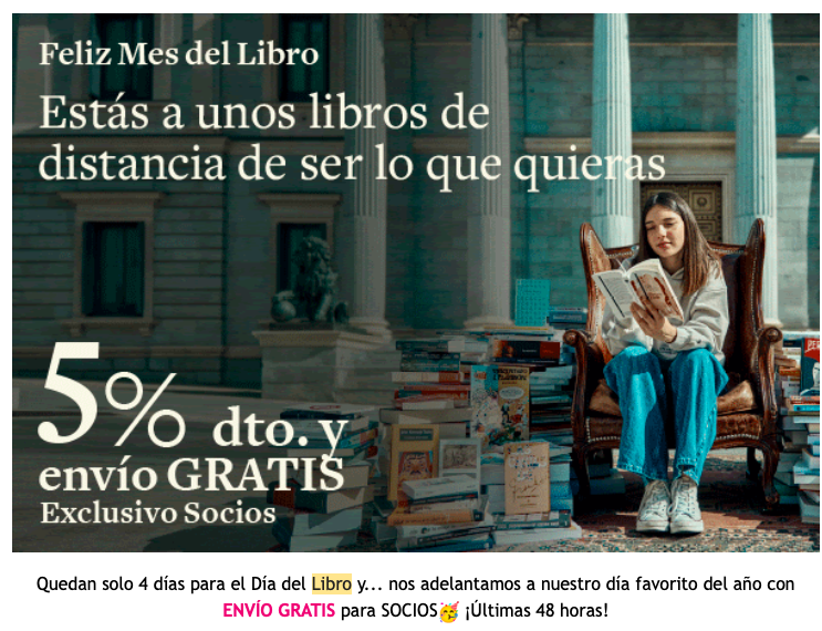 Email Marketing para el Día del Libro