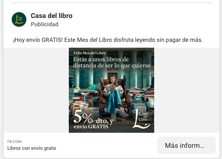Social Ads para el Día del Libro