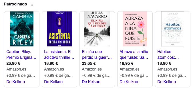 Google Ads para el Día del Libro