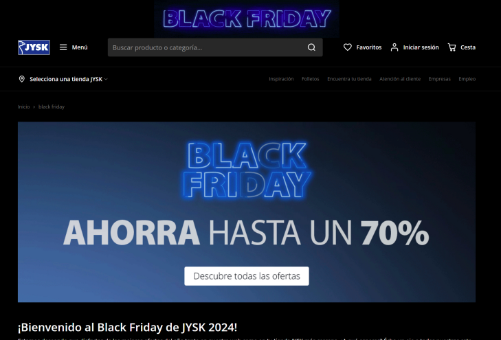 Optimización Web, UX/UI y CRO para Ecommerce en Black Friday