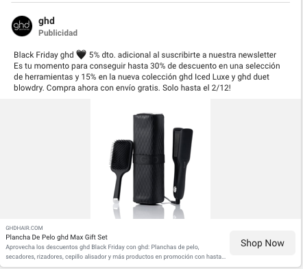 Social Ads para ecommerce en Black Friday