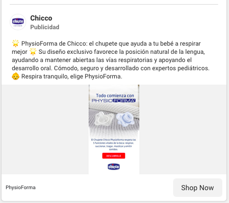 Social Ads para ecommerce de productos para embarazadas