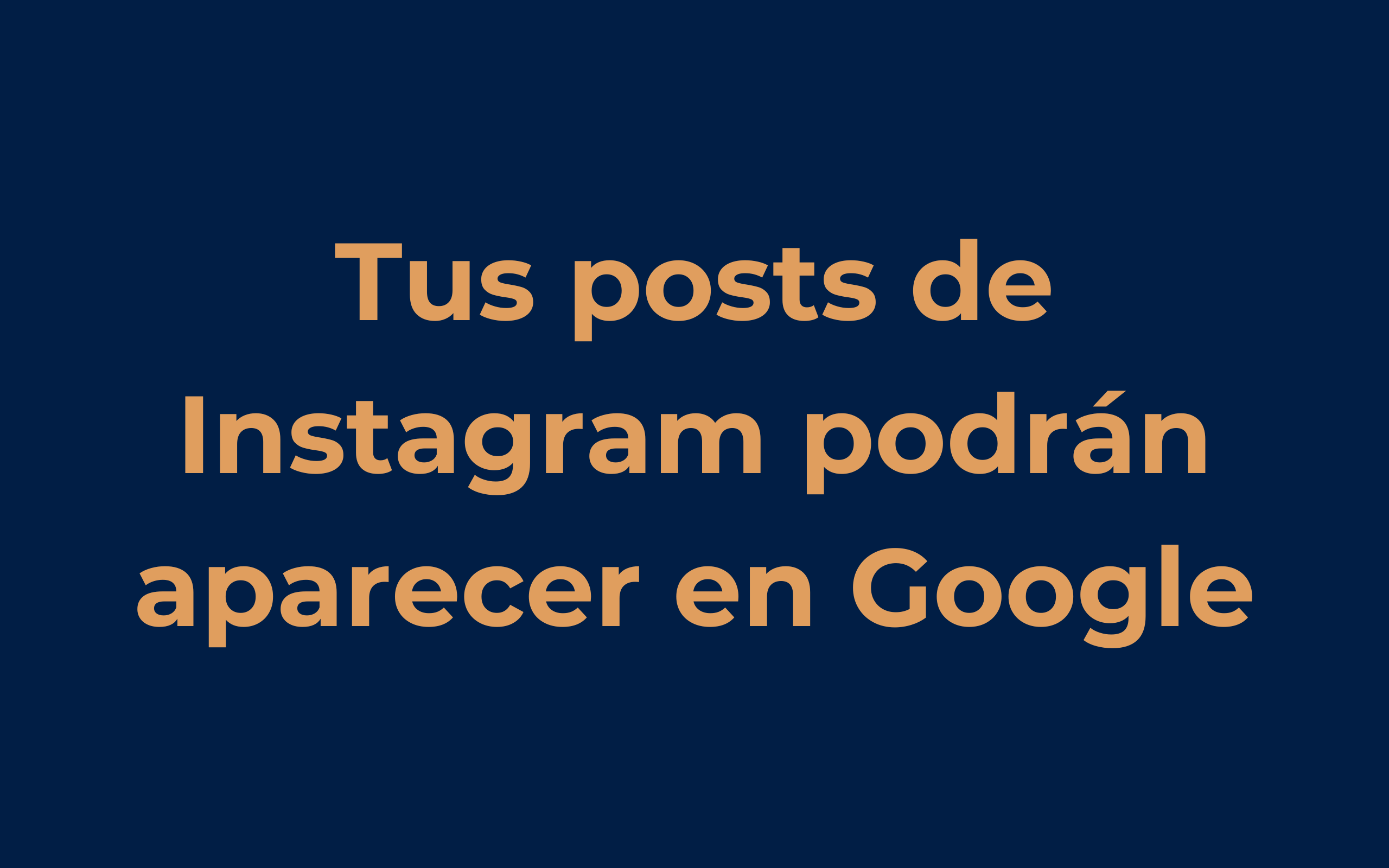 instagram se une con google para indexar las publicaciones