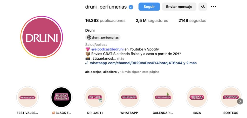 Gestión de redes sociales para ecommerce de productos de peluquería