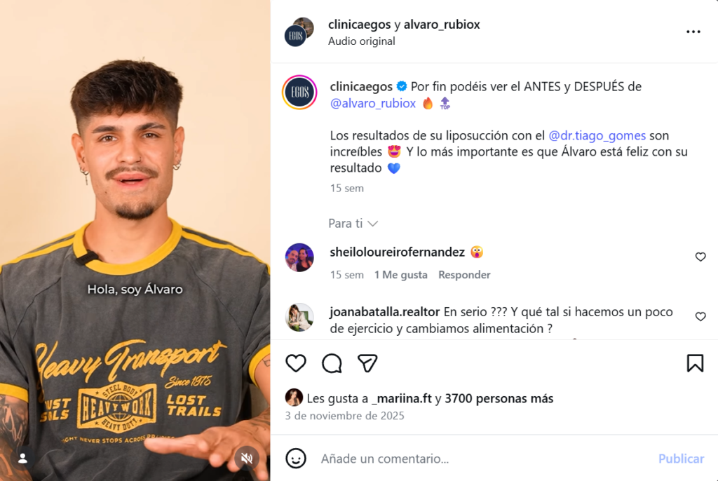 Generación de contenido audiovisual para empresas de cirugía estética