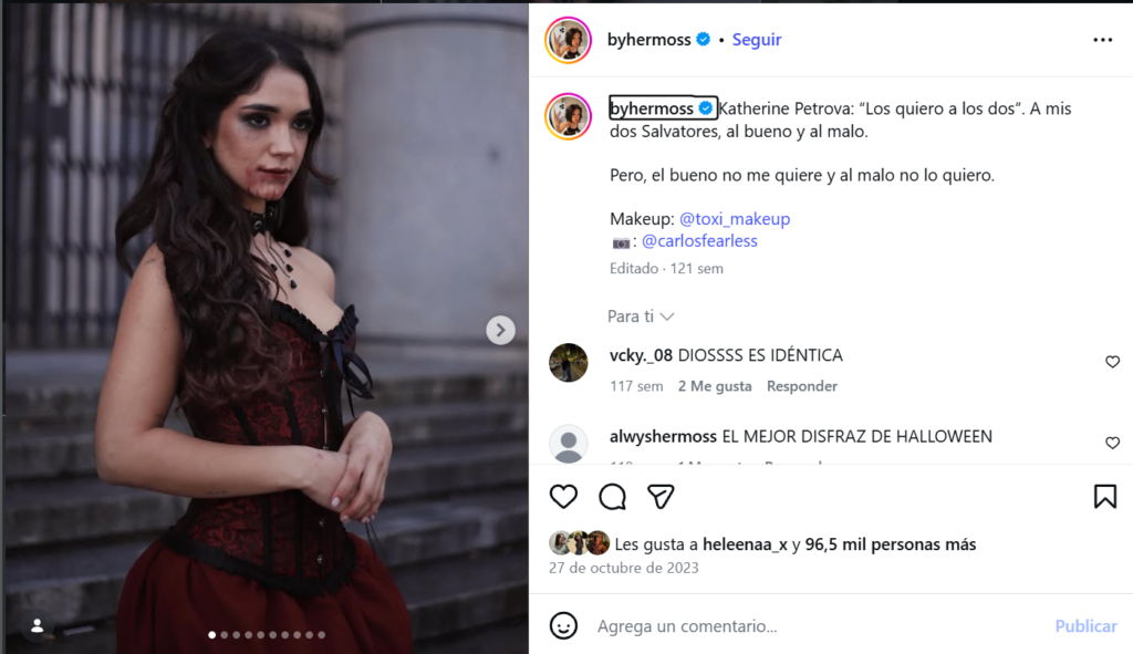 Marketing de influencers para ecommerce de halloween de byhermoss