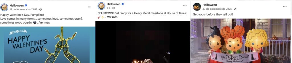 Social Ads para tienda online de halloween